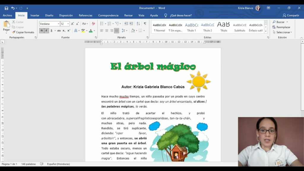 Cómo crear un cuento en word