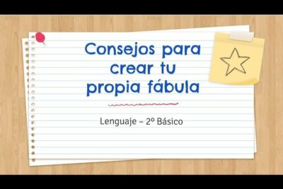 Cómo crear un cuento fabula